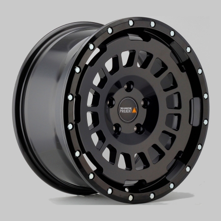 8x17 ET40 Twin-Monotube-Projekt-AT1 Alufelge in schwarz für VW T5